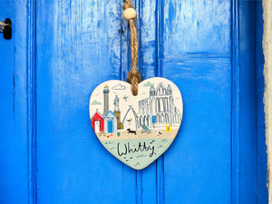 
                  
                    Load image into Gallery viewer, Whitby Ceramic Heart Decoration
                  
                