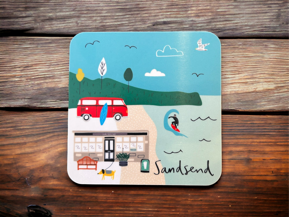 Sandsend Beach Coaster