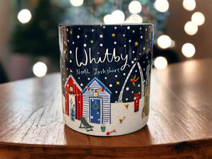 
                  
                    Load image into Gallery viewer, Bone China Whitby Christmas Mug
                  
                