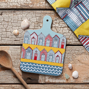 
                  
                    Load image into Gallery viewer, Beach Hut Chopping Board - Small
                  
                