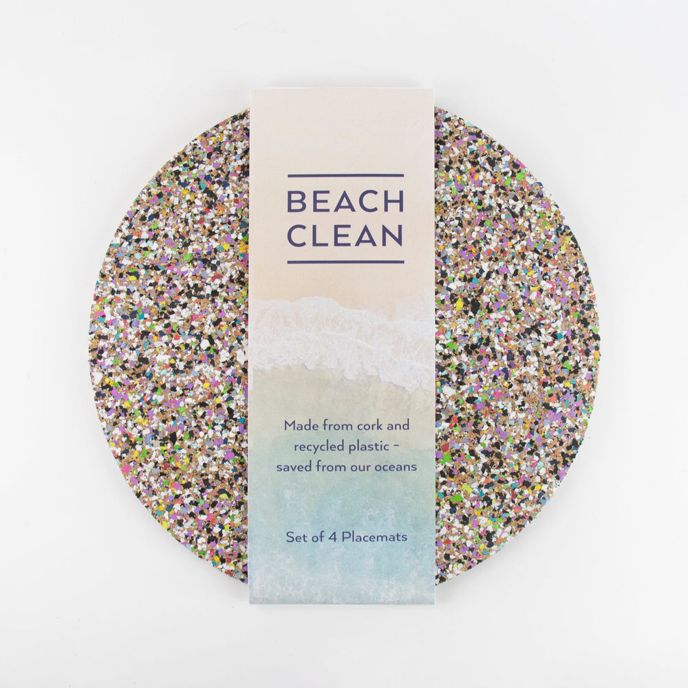 
                  
                    Load image into Gallery viewer, Beach Clean Placemat Round - Set of 4
                  
                