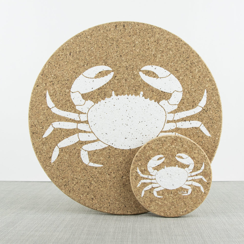 Crab Cork Placemats & Coasters