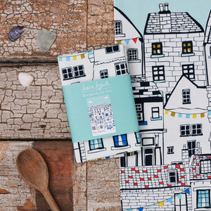 
                  
                    Load image into Gallery viewer, Robin Hood&amp;#39;s Bay Cottages Tea Towel
                  
                