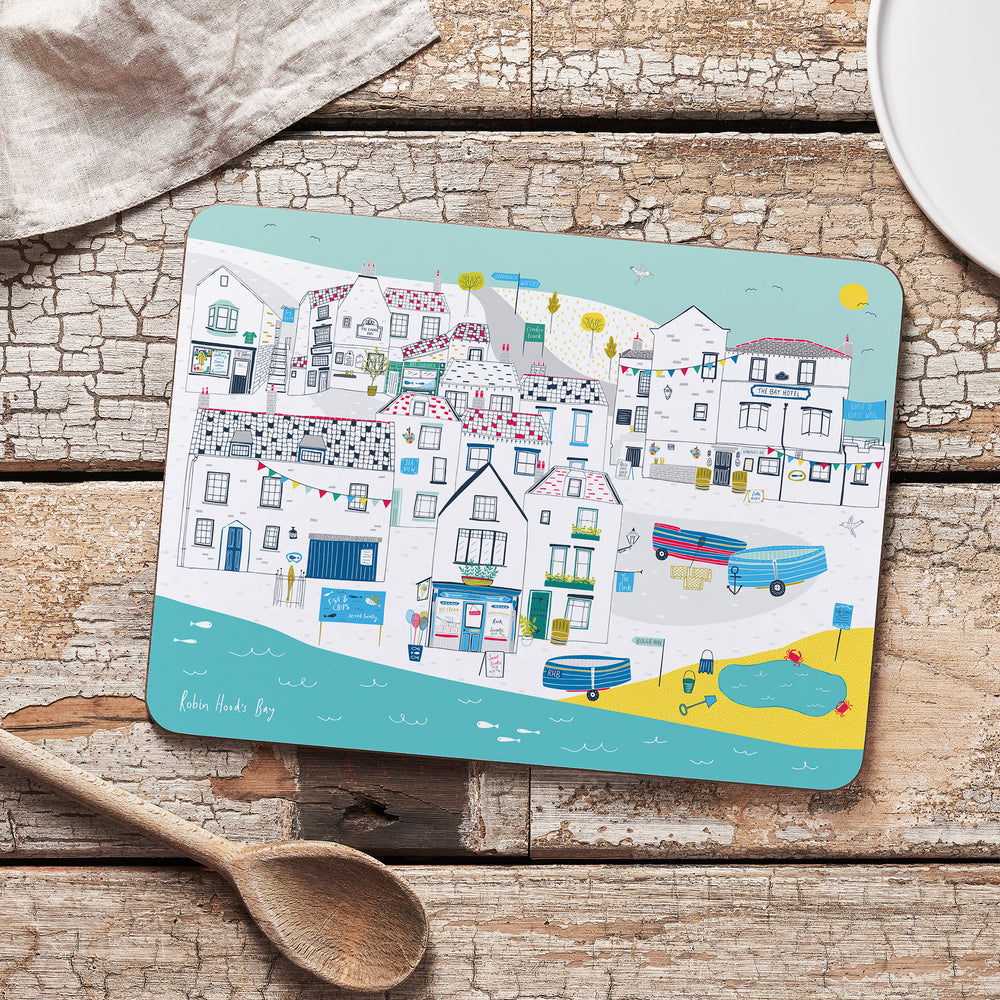 
                  
                    Load image into Gallery viewer, Robin Hood&amp;#39;s Bay Melamine Placemat
                  
                