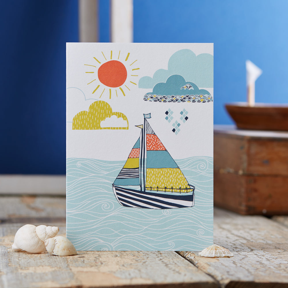 Sailing Boat Greeting Card