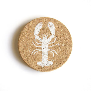 
                  
                    Load image into Gallery viewer, A cork lobster coaster
                  
                