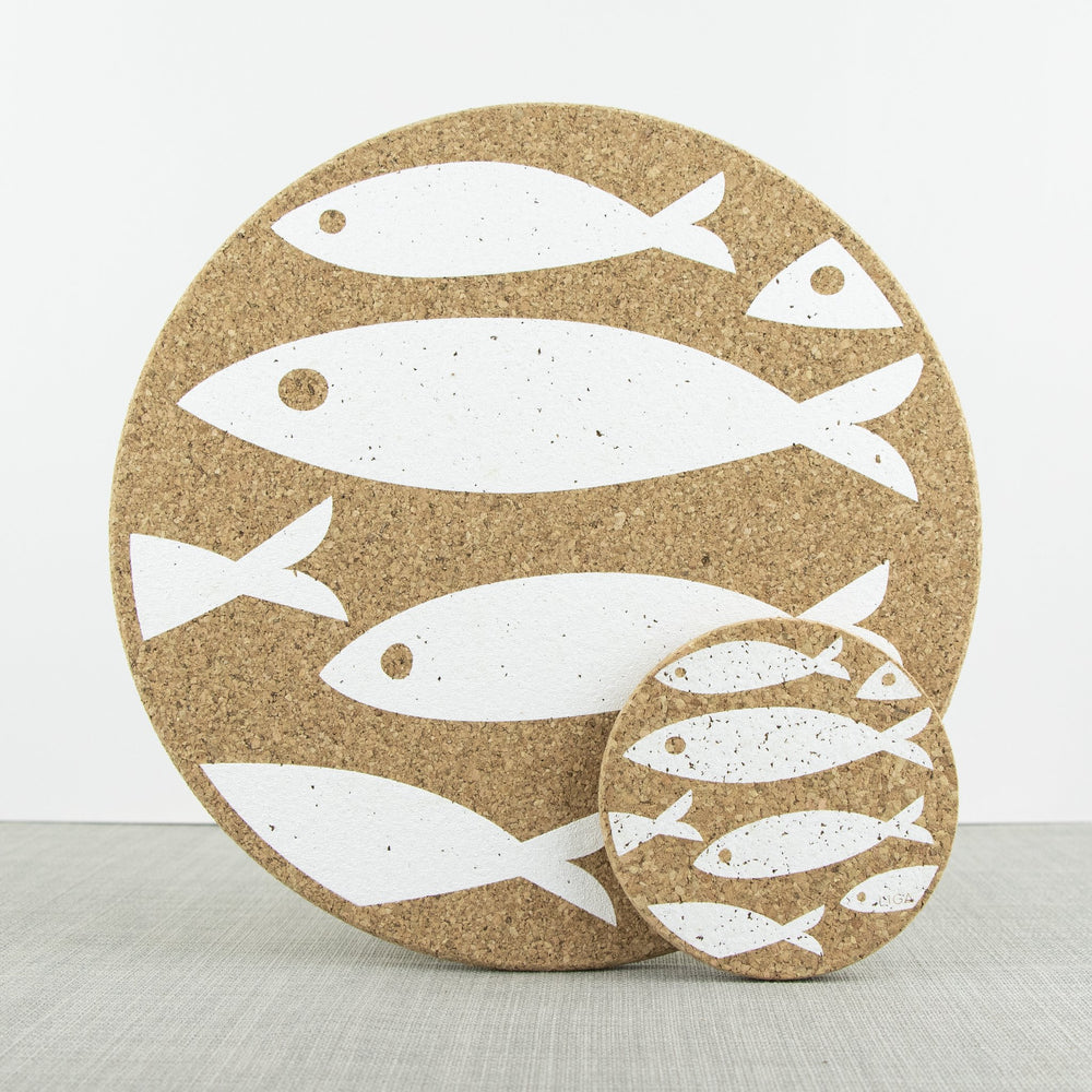 Fish Cork Placemats & Coasters