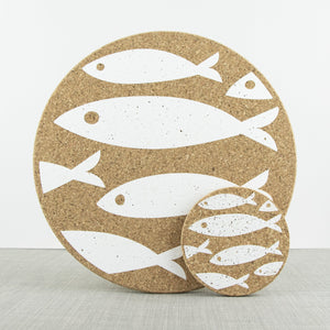 
                  
                    Load image into Gallery viewer, Fish Cork Placemats &amp;amp; Coasters
                  
                