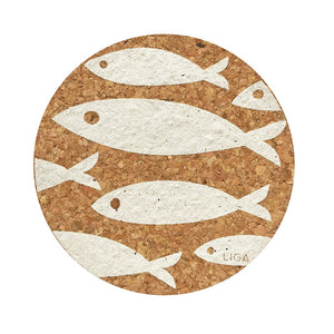 
                  
                    Load image into Gallery viewer, Fish Cork Placemats &amp;amp; Coasters
                  
                