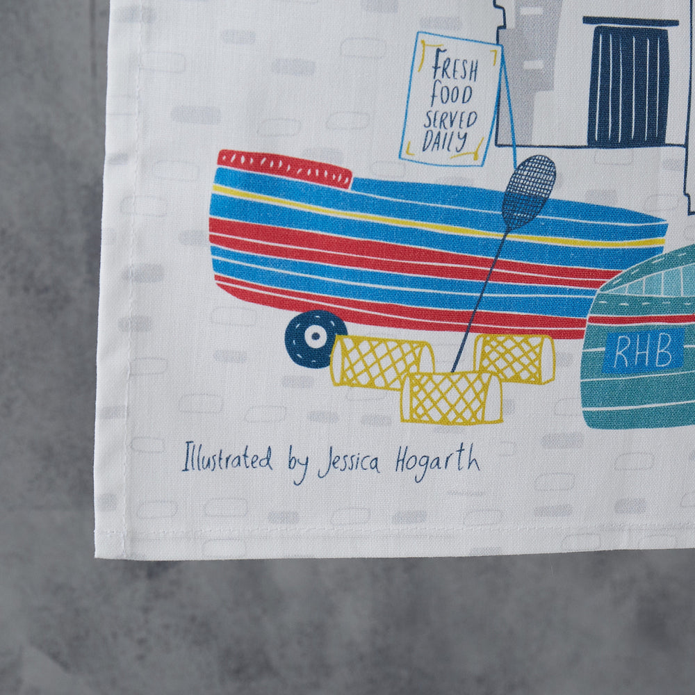 
                  
                    Load image into Gallery viewer, Robin Hoods Bay Pub Tea Towel
                  
                