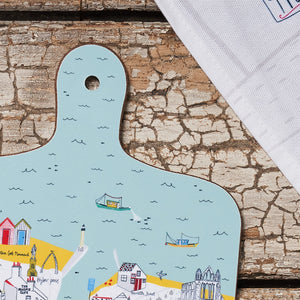 
                  
                    Load image into Gallery viewer, Whitby Map Chopping Board - Small
                  
                