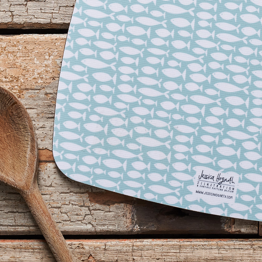 
                  
                    Load image into Gallery viewer, Fish Pattern Chopping Board - Medium
                  
                