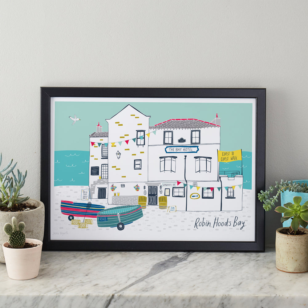 
                  
                    Load image into Gallery viewer, Bay Hotel Art Print
                  
                