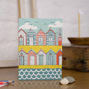 
                  
                    Load image into Gallery viewer, Beach Huts Greeting Card
                  
                