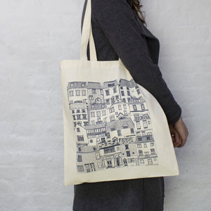 
                  
                    Load image into Gallery viewer, Coastal Cottages Tote Bag
                  
                