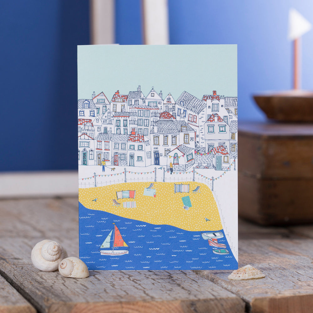 Seaside Scene Greeting Card