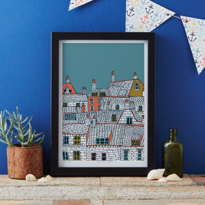 
                  
                    Load image into Gallery viewer, Over the Rooftops Art Print
                  
                