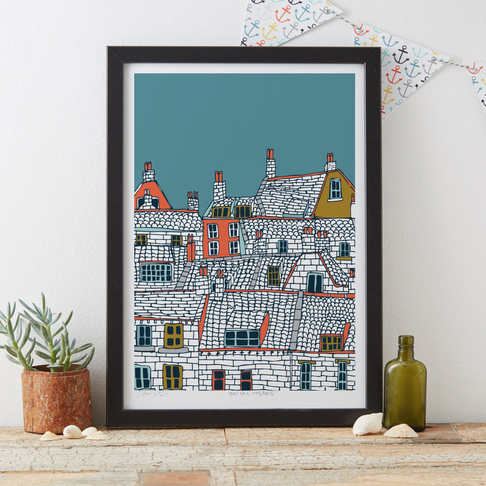 
                  
                    Load image into Gallery viewer, Over the Rooftops Art Print
                  
                