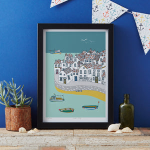 
                  
                    Load image into Gallery viewer, Coastal Village Art Print
                  
                
